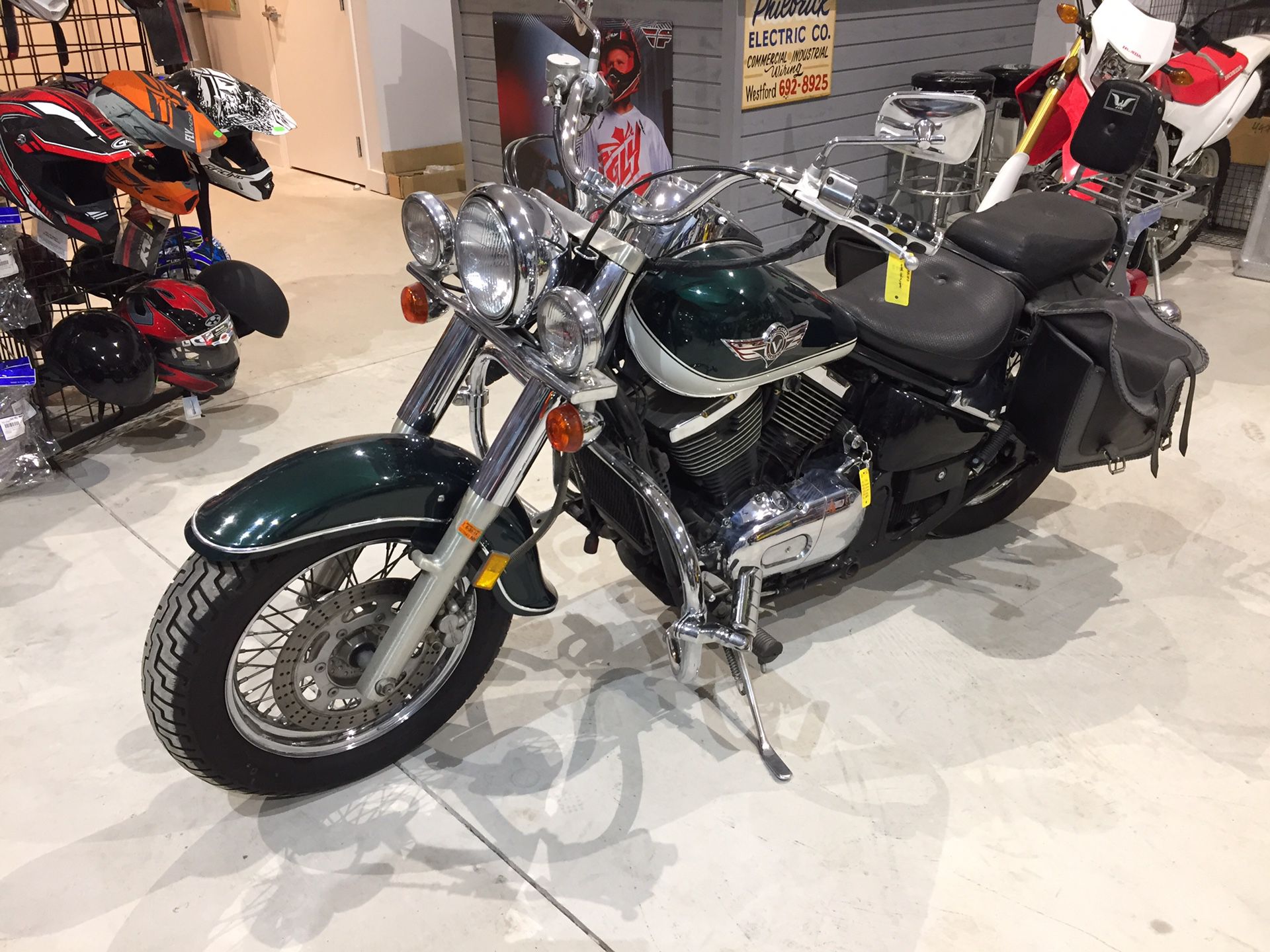 1998 Kawasaki Vulcan 800cc motorcycle 34,246 miles cobra pipes will trade