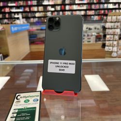 11 Pro Max (unlocked) 