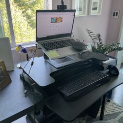 Sit Stand Desk Converter $80 OBO 