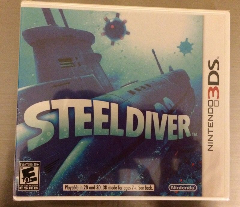 New! Nintendo 3ds - Steel Diver