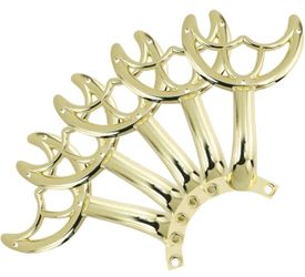 Antrader Ceiling Fan Blades Arms Replacement,52" Fan Blade Replacement Parts Mounting Bracket Kit for Repairing Easy Installation,Gold,5Pcs
