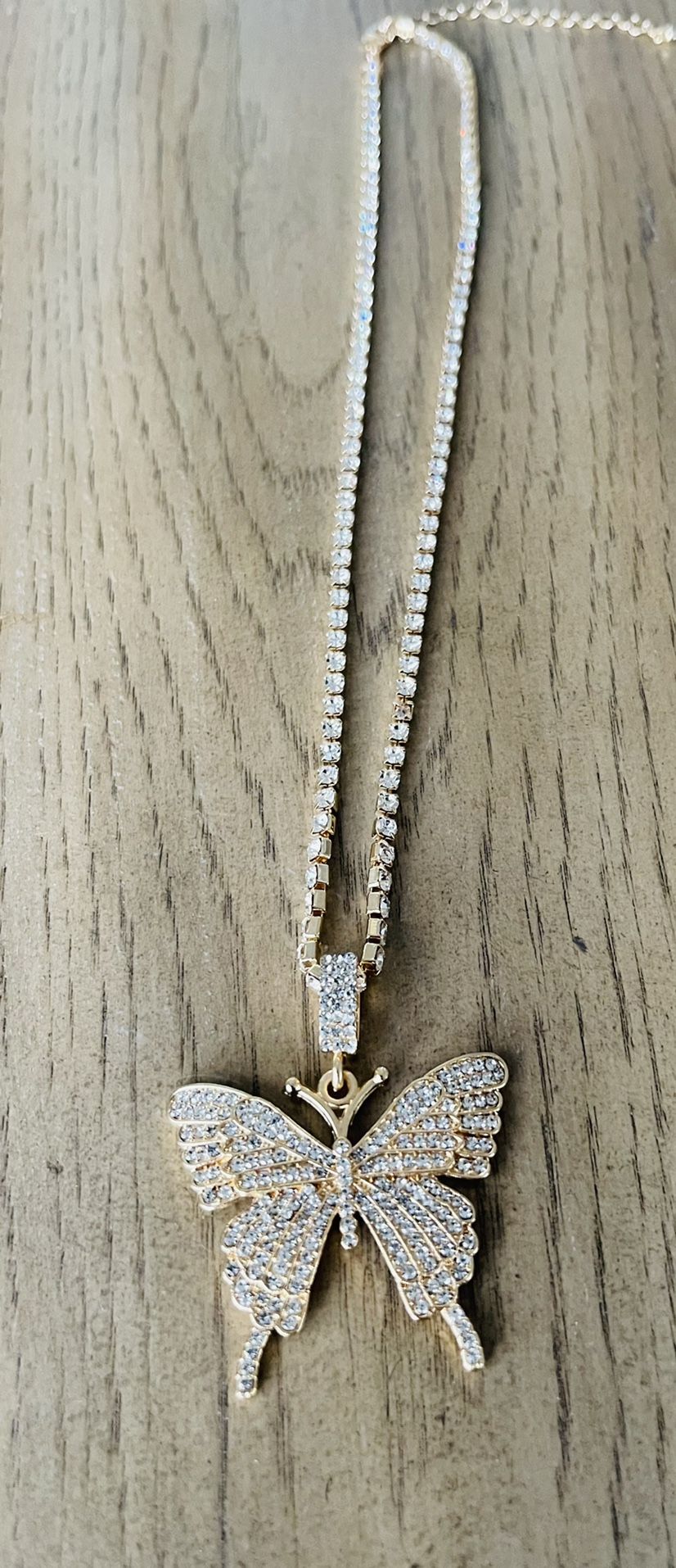 Butterfly Stone Necklace