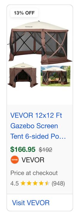 Screen tent