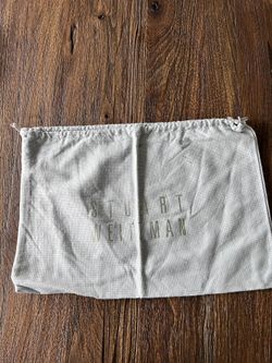 Stuart Weitzman Dust Bag Shoe Storage Cover Travel Bag Gray Logo 14.5" x 9.5"