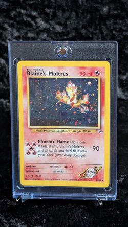 Blaine's Moltres Holo Pokémon Card 1/132