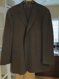 Men's Wool Suit Made In Italy - Dark Navy