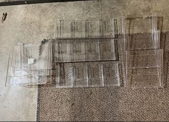 Used plastic display/brochure holders