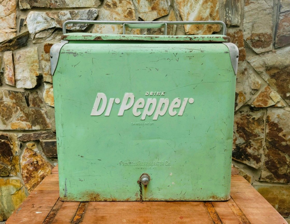 Rare Vintage 1950s Dr. Pepper Cooler (CASH ONLY)
