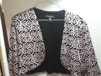 Cardigan XL pink and black