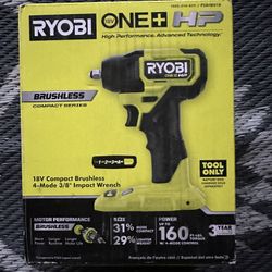 Ryobi 18V Brushless 3/8 Drive Impact Wrench