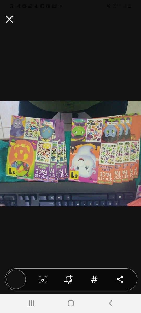 (NEW) 11 STICKER BOOKS. 150 STICKERS PER BOOK