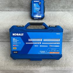 (New) Kobalt 55 & 50 Piece, Mechanical To Sets 