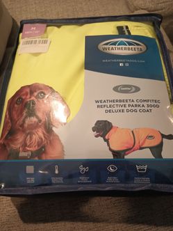 Weather beets deluxe dog coat