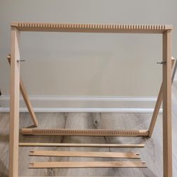 Large Natural Wood Weaving/Tapestry Loom