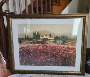 Hazel Barker "Evening Light, Languedoc" Framed Giclée Print – 42" x 34"