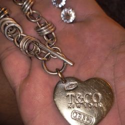 Bracelet turns out it is silver over copper I am not sure what is worth.