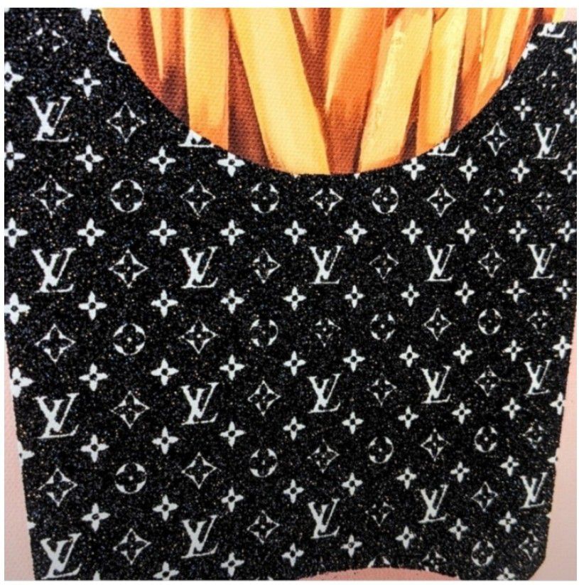 Glittered Design District Louis Vuitton French Fries Luxe Framed Ar for  Sale in Orlando, FL - OfferUp