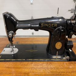 Singer Sewing Machine Model 201 in Cabinet No. 48