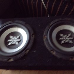 2 10" Subs In Box