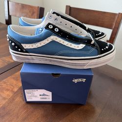 Size 12- Vans LX Old Skool 36 Pearlized Pack Black Navy