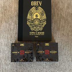 Obey Playing Cards And Coffee Table Book