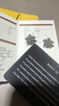 4.6 Ct Moissanite, Diamond Earrings, Certified And Warranty