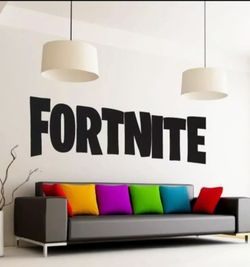 Large FORTNITE wall Decor DECAL EASY TO APPLY PEEL & STICK 100% LANDLORD APPROVED N PREFERRED 
