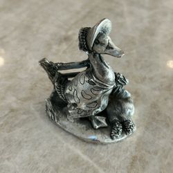 Beatrix Potter Godinger Silver Plated Mother Goose Figurine 