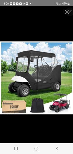 Golf cart enclosure cover...