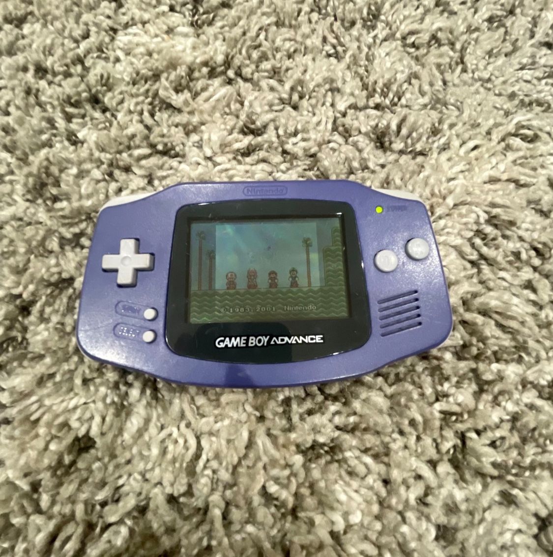 Nintendo Game Boy Advance Handheld System - Blue (AGB-001)