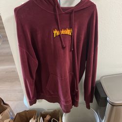 Thrasher Velour Hoodie