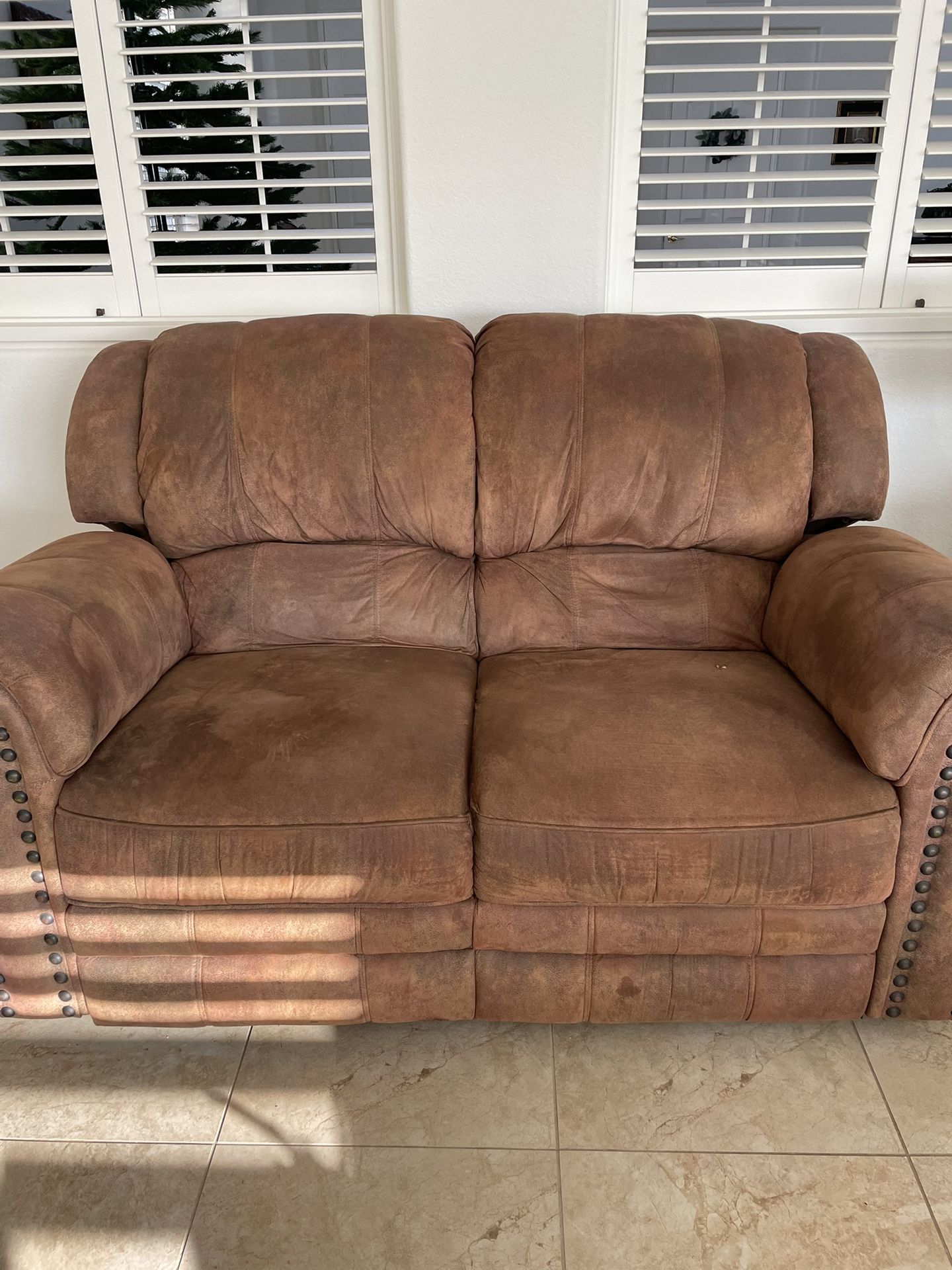 Free Sofa And Love Seat. Both Recline.