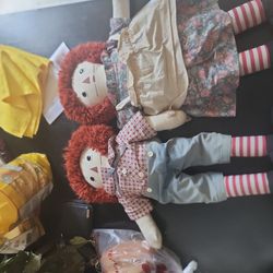 Raggedy Ann And Andy 1983 Dolls