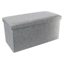 NEW - Foldable Storage Small Ottoman 