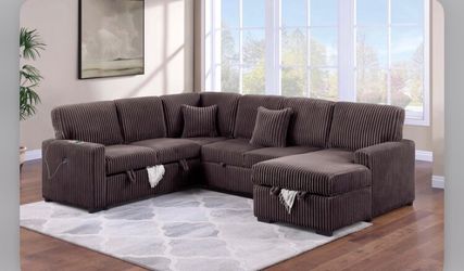Sectional convertible sofa