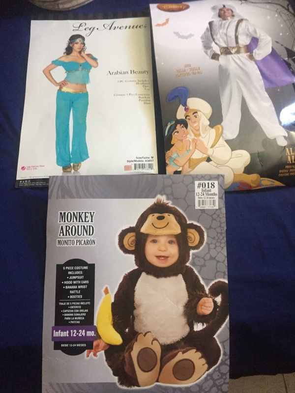 Family Halloween Aladdin theme costume