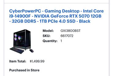 Cyber power gaming pc