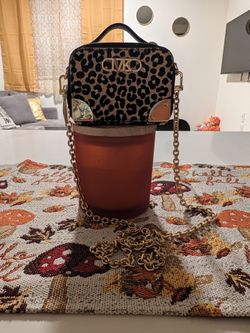 Michael Kors Leopard Print Mini Crossbody Bag