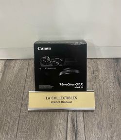 ✅ Canon G7X MARK III Digital Camera Black (BRAND NEW AND FACTORY SEALED)
