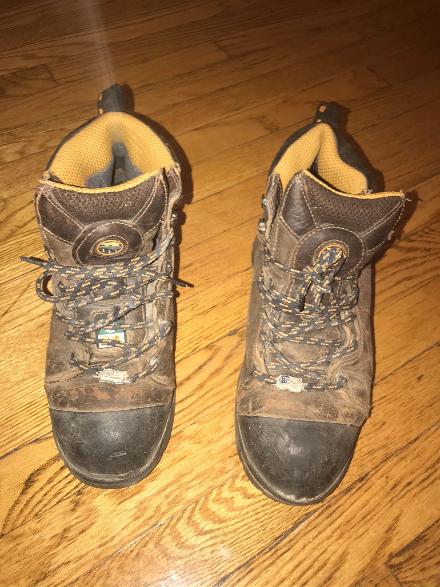 Timberland pro steel toe size 9.5 80$ great condition
