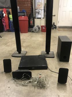 Phillips DVD set up with surround sound