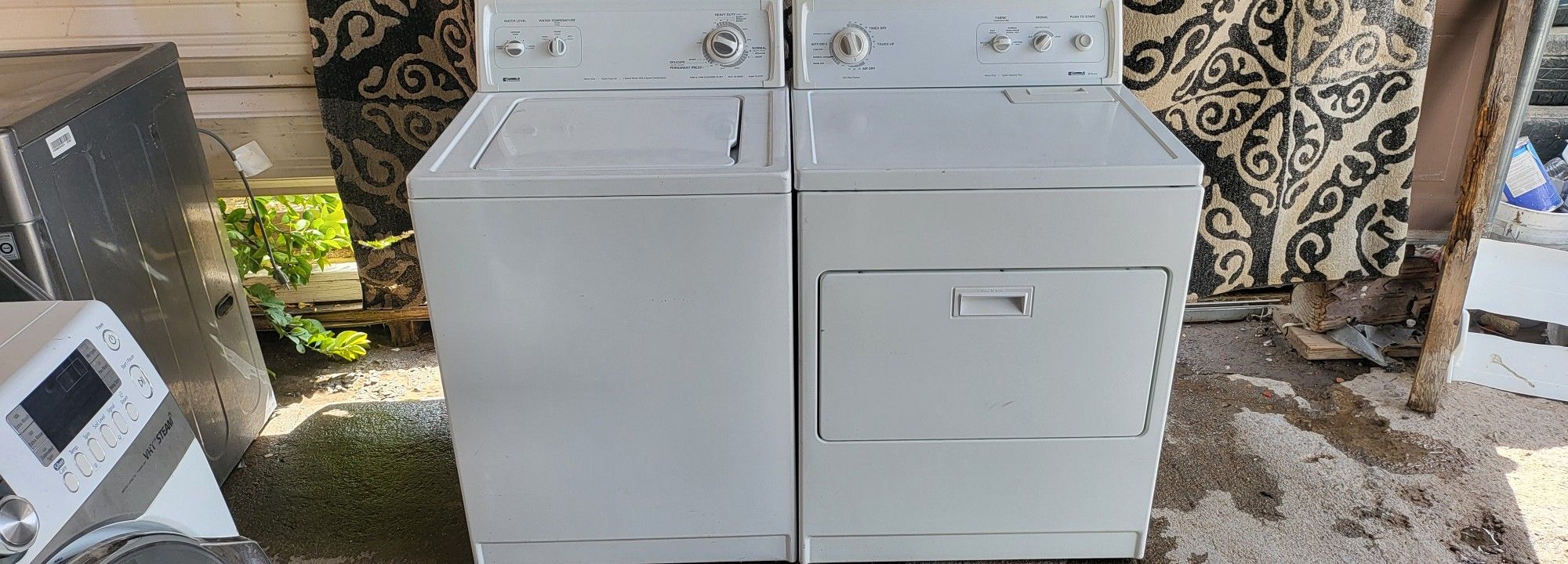 CLEANEST AND MOST RELIABLE WASHER AND ELECTRIC DRYER, 4 MONTHS WARRANTY, FREE DELIVERY AND INSTALLATION