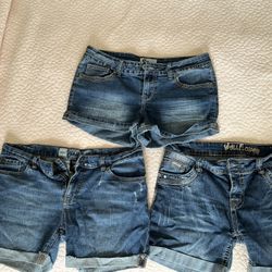 3 Pair Women/ Junior Girl Shorts 