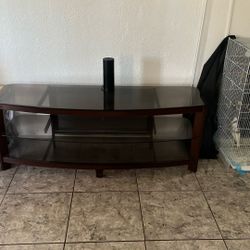 Glass TV Stand 