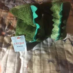 Kids Cat And Jack Slippers Size 12 -24mon