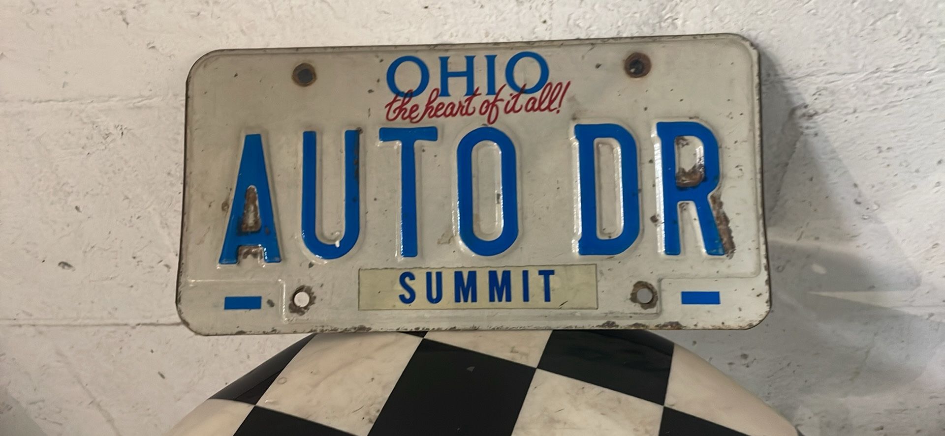 Vintage License Plate