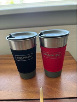 2 Stanley Stainless Steel Travel Tumblers