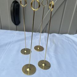 Party Decor: 4 Tall Number Holder