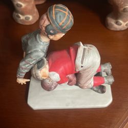 “Tackled” Figurine -Norman Rockwell