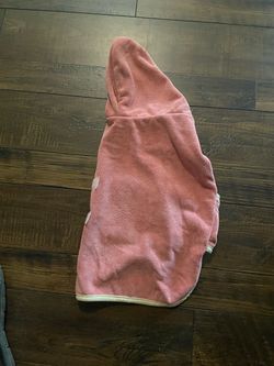 Small dog bath robe